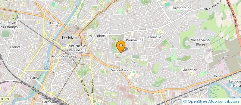 localisation de l'entreprise MONSIEUR JOOST HOEFS  LE MANS