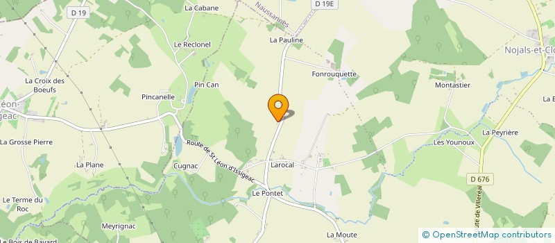 localisation de l'entreprise MONSIEUR JOOST SEMAY  BEAUMONTOIS EN PERIGORD