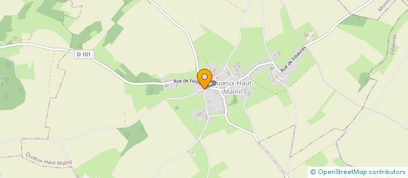 localisation de l'entreprise MONSIEUR JOOST VAN DIJK  QUUX-HAUT-MAINIL