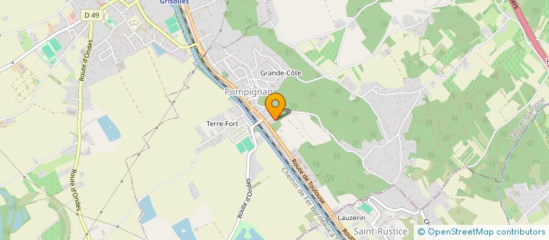 localisation de l'entreprise MONSIEUR JOPSEPH VACHERON  CAMPSAS