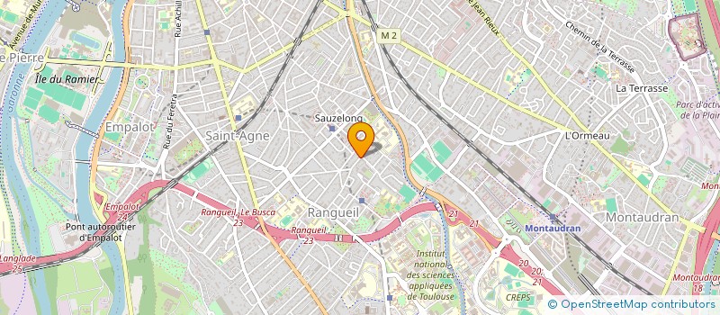 localisation de l'entreprise MONSIEUR JORAM RAVINE  TOULOUSE