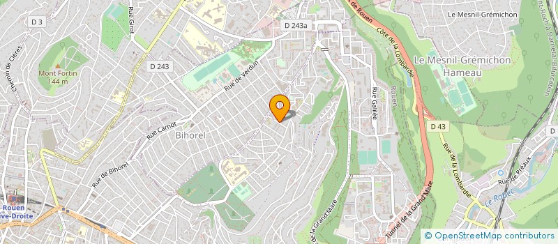 localisation de l'entreprise MONSIEUR JORAN BOEUF à ROUEN