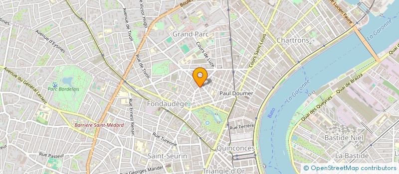 localisation de l'entreprise MONSIEUR JORAN BOISSEAU  BORDEAUX