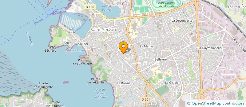 localisation de l'entreprise MONSIEUR JORAN BOUTROUELLE  SAINT-MALO