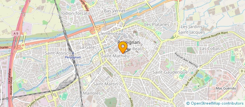 localisation de l'entreprise MONSIEUR JORAN CEVANNEY MATSIONA  PERPIGNAN