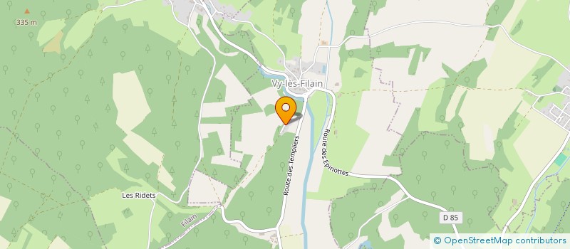 localisation de l'entreprise MONSIEUR JORAN DOTTE  VY-LES-FILAIN