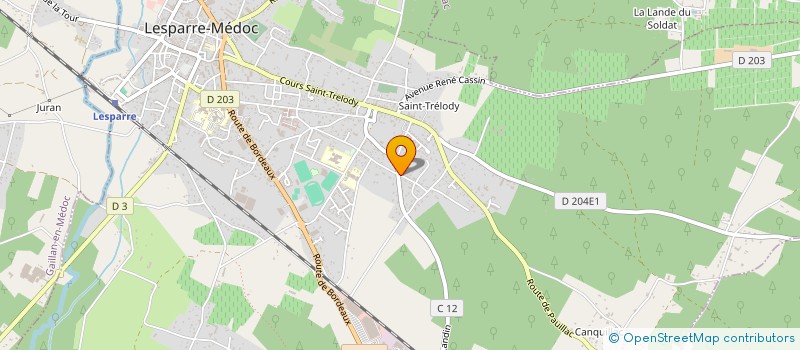 localisation de l'entreprise MONSIEUR JORAN JAFFRE-LE BER  LESPARRE-MEDOC