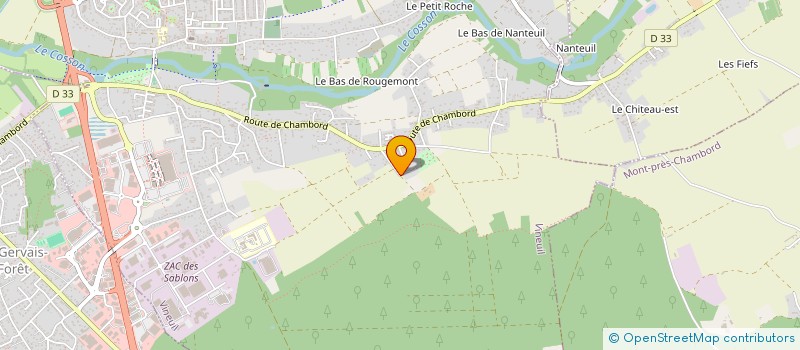 localisation de l'entreprise MONSIEUR JORAN LENGLET  VINEUIL