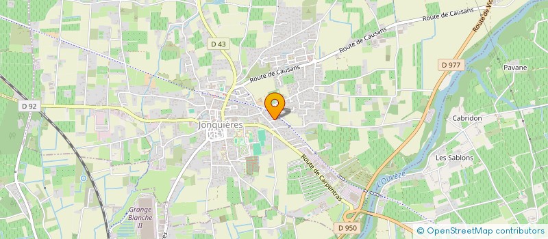 localisation de l'entreprise MONSIEUR JORAN ROUSSIN  JONQUIERES