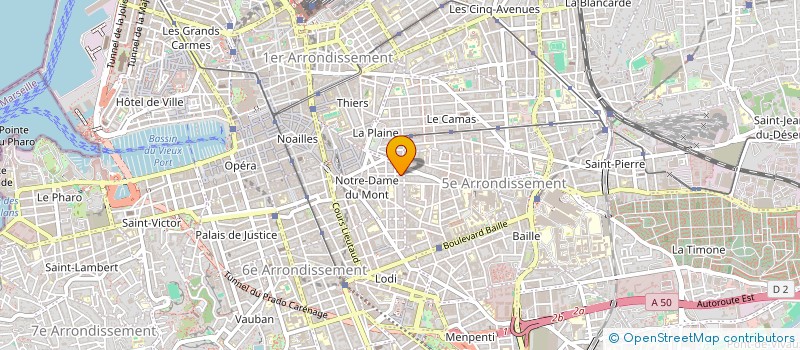 localisation de l'entreprise MONSIEUR JORAN TABEAUD à MARSEILLE