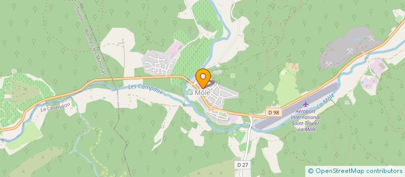 localisation de l'entreprise MONSIEUR JORANE BENNACER  LA MOLE