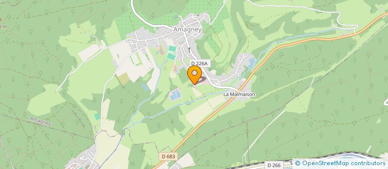 localisation de l'entreprise MONSIEUR JORDAN ABBAR  AMAGNEY