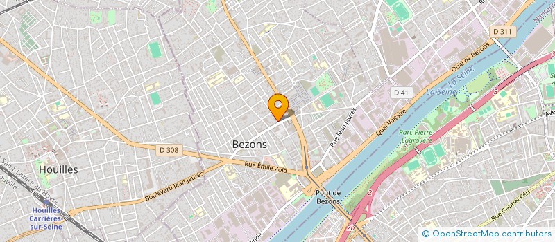 localisation de l'entreprise MONSIEUR JORDAN ABOUDOU  BEZONS