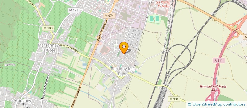 localisation de l'entreprise MONSIEUR JORDAN AGOSTINI  PERRIGNY-LES-DIJON