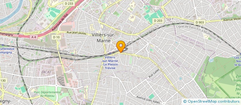 localisation de l'entreprise MONSIEUR JORDAN ALBINO à VILLIERS-SUR-MARNE