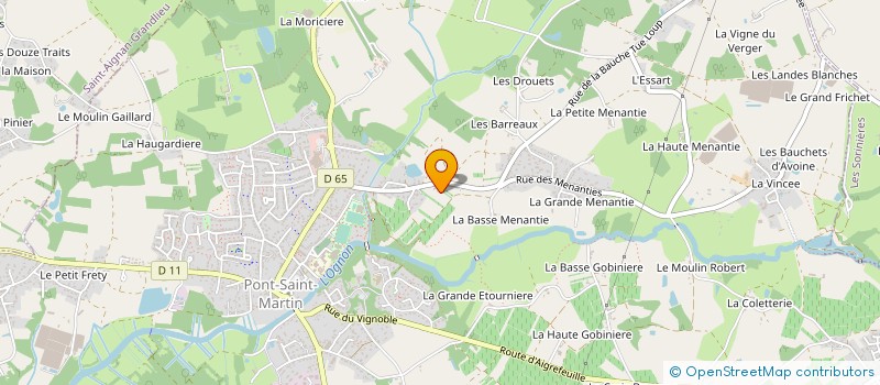 localisation de l'entreprise MONSIEUR JORDAN ARNAU  PONT-SAINT-MARTIN