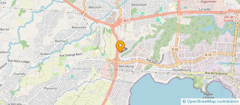 localisation de l'entreprise MONSIEUR JORDAN ARTAXE  BAIE-MAHAULT