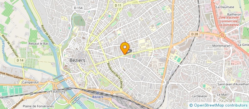 localisation de l'entreprise MONSIEUR JORDAN ASARO  BEZIERS