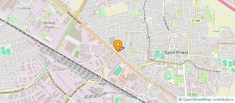 localisation de l'entreprise MONSIEUR JORDAN BALLY  SAINT-PRIEST