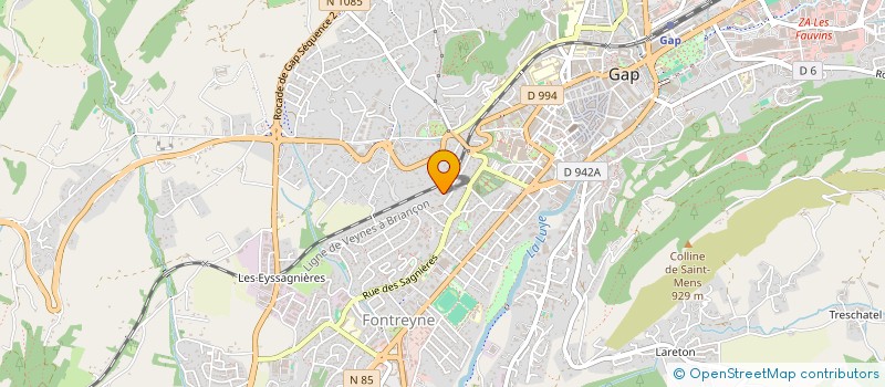 localisation de l'entreprise MONSIEUR JORDAN BARAFFE  GAP