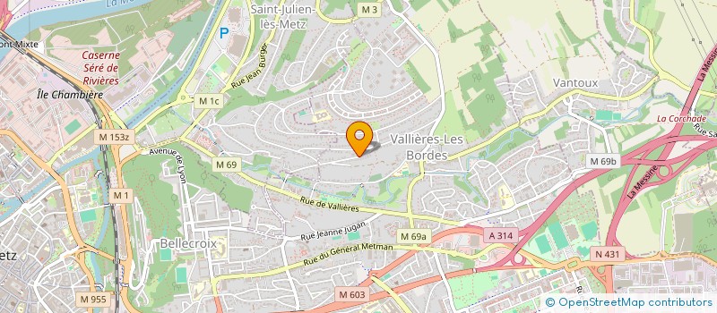 localisation de l'entreprise MONSIEUR JORDAN BARRIER  METZ