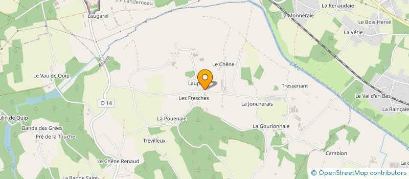 localisation de l'entreprise MONSIEUR JORDAN BAUTHAMY  ALLAIRE