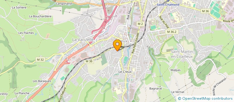 localisation de l'entreprise MONSIEUR JORDAN BAYLE à SAINT-CHAMOND