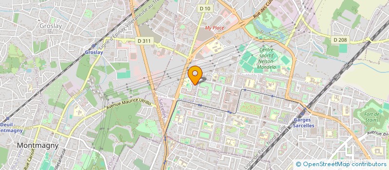 localisation de l'entreprise MONSIEUR JORDAN BCHIRI  SAINT-BRICE-SOUS-FORET