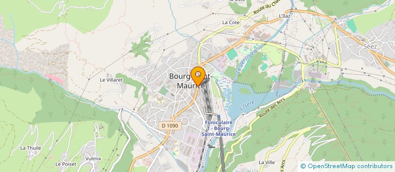 localisation de l'entreprise MONSIEUR JORDAN BEN HAMMOU  BOURG-SAINT-MAURICE