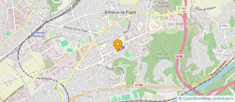 localisation de l'entreprise MONSIEUR JORDAN BENGANA  RILLIEUX-LA-PAPE