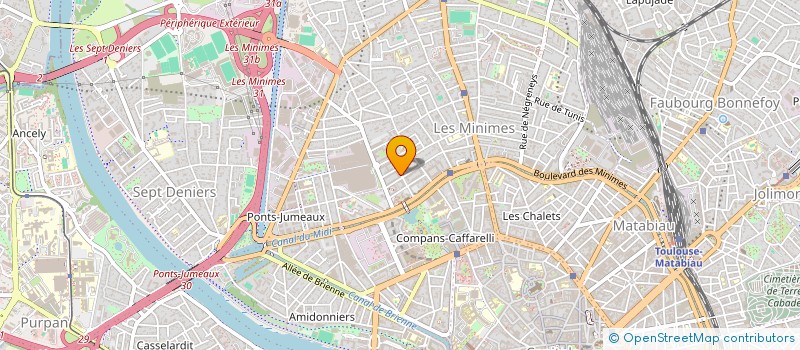 localisation de l'entreprise MONSIEUR JORDAN BENUREAU à TOULOUSE