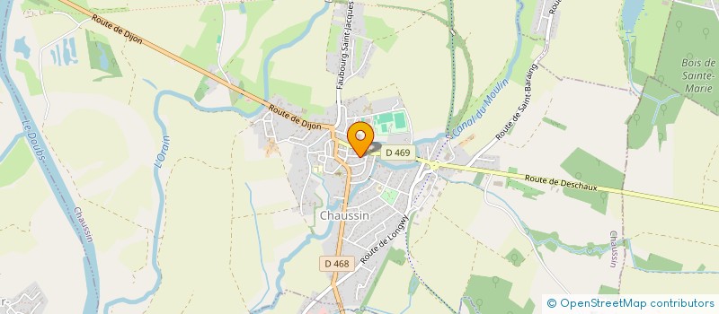 localisation de l'entreprise MONSIEUR JORDAN BERGUIGA  CHAUSSIN