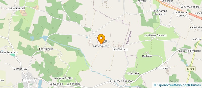 localisation de l'entreprise MONSIEUR JORDAN BERNA  GOMENE