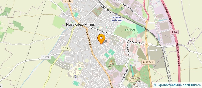 localisation de l'entreprise MONSIEUR JORDAN BERNARD  NUX-LES-MINES