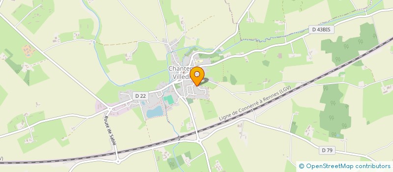 localisation de l'entreprise MONSIEUR JORDAN BERTIN  CHANTENAY-VILLEDIEU