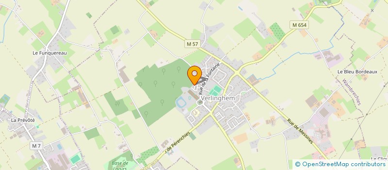 localisation de l'entreprise MONSIEUR JORDAN BICHE  VERLINGHEM