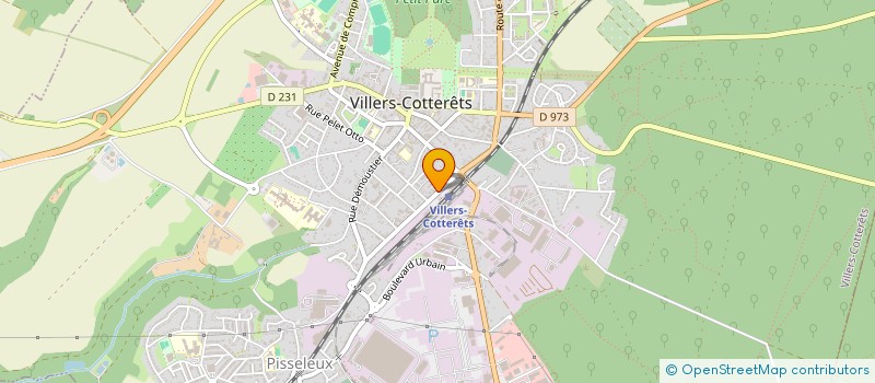 localisation de l'entreprise MONSIEUR JORDAN BITARELLE  VILLERS-COTTERETS