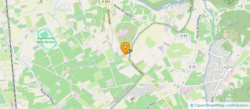 localisation de l'entreprise MONSIEUR JORDAN BLANC  L'ISLE-SUR-LA-SORGUE