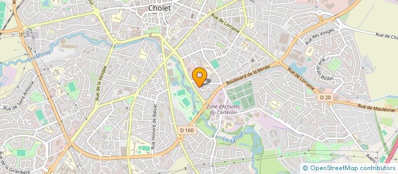 localisation de l'entreprise MONSIEUR JORDAN BONNENFANT à CHOLET