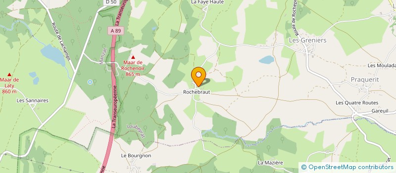 localisation de l'entreprise MONSIEUR JORDAN BONY  CHARBONNIERES-LES-VIEILLES