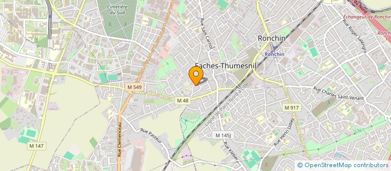 localisation de l'entreprise MONSIEUR JORDAN BOSSERT  FACHES-THUMESNIL