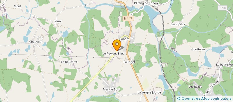 localisation de l'entreprise MONSIEUR JORDAN BOYER à PEYRILHAC