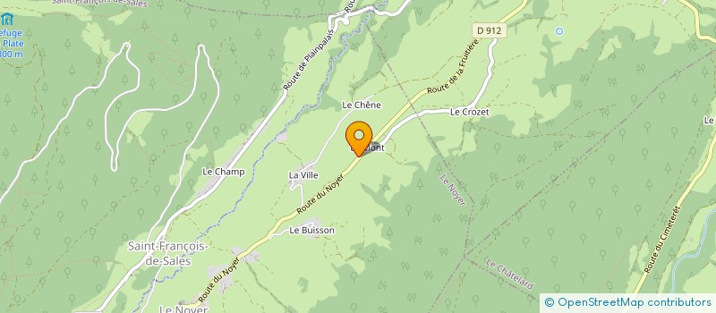 localisation de l'entreprise MONSIEUR JORDAN BRAMAZ  LE NOYER