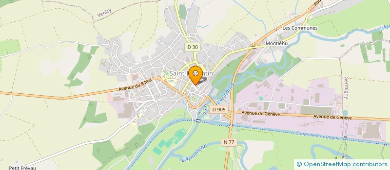 localisation de l'entreprise MONSIEUR JORDAN BRASSANT  SAINT-FLORENTIN