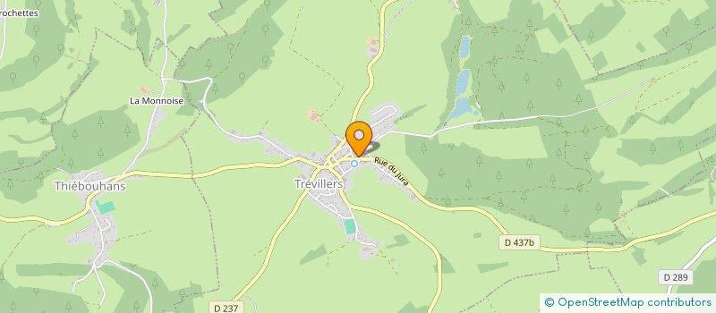 localisation de l'entreprise MONSIEUR JORDAN BRAZ  TREVILLERS