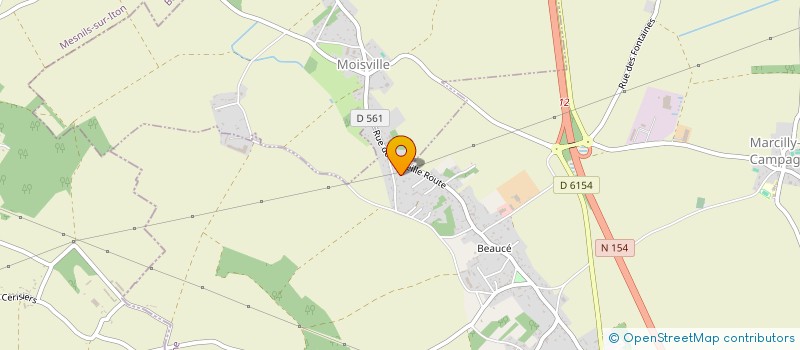 localisation de l'entreprise MONSIEUR JORDAN BRETAGNE  MARCILLY-LA-CAMPAGNE