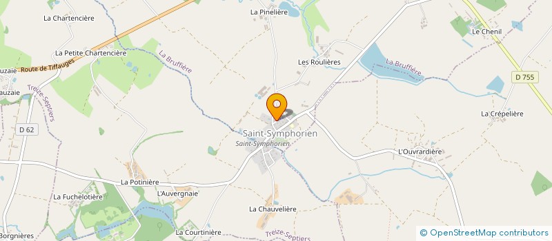 localisation de l'entreprise MONSIEUR JORDAN BRETIN  LA BRUFFIERE