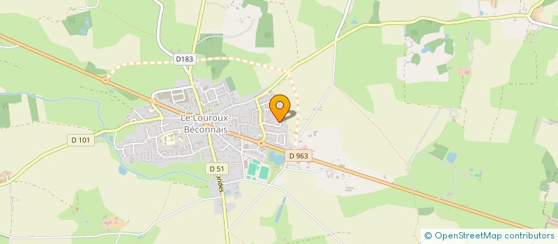 localisation de l'entreprise MONSIEUR JORDAN BRETON  VAL D'ERDRE-AUXENCE