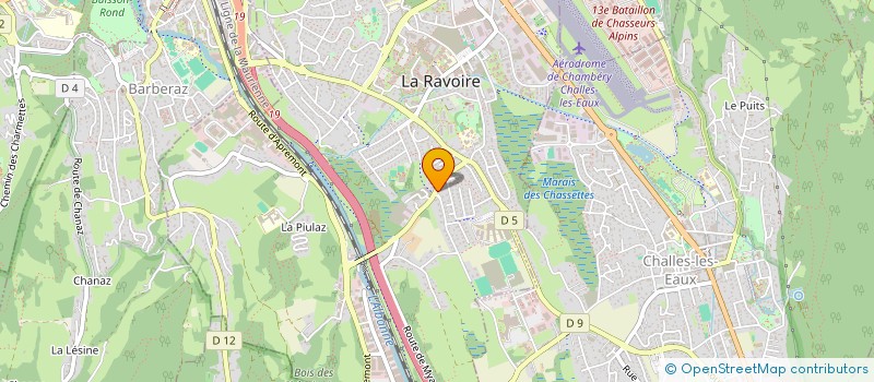 localisation de l'entreprise MONSIEUR JORDAN BRODEMESTRE  LA RAVOIRE