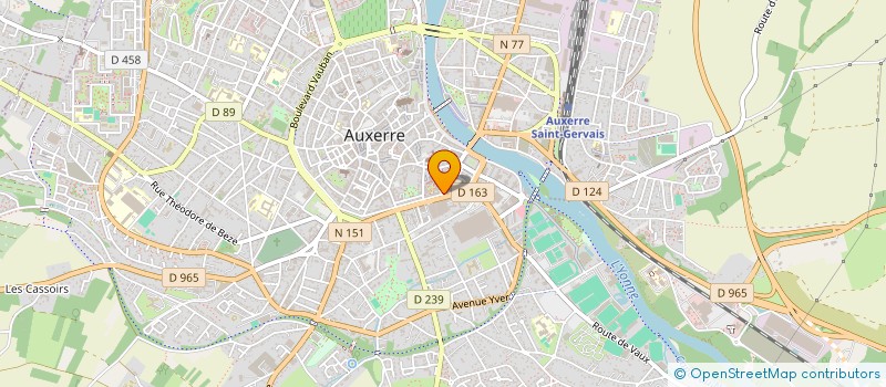 localisation de l'entreprise MONSIEUR JORDAN BUCHET à AUXERRE